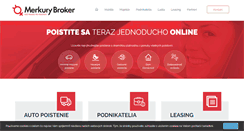 Desktop Screenshot of merkurybroker.sk